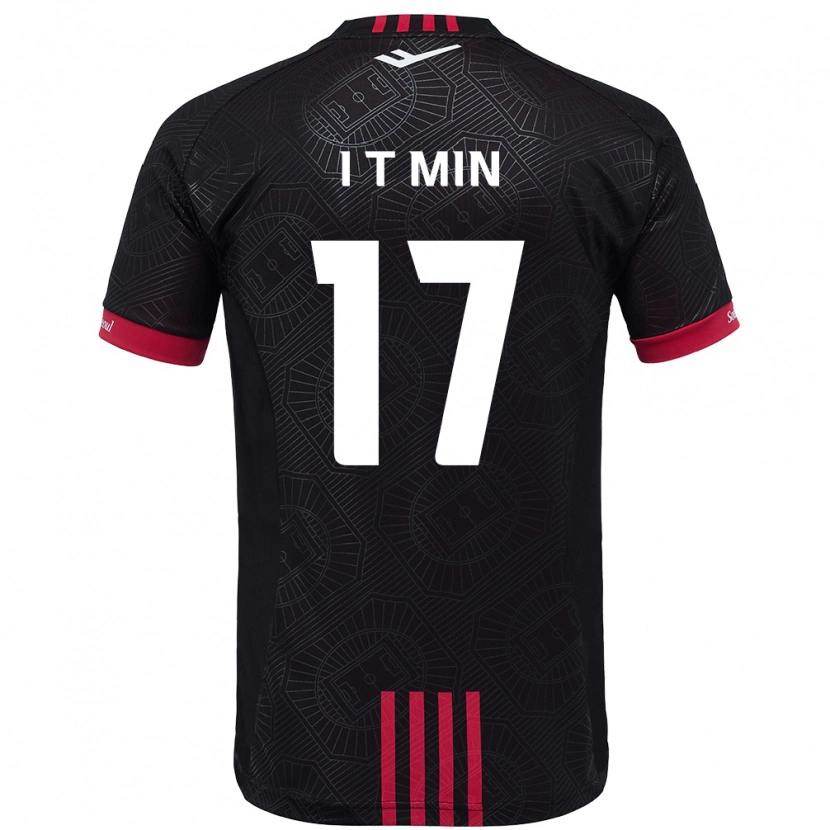 Danxen Børn Tae-In Min #17 Hvid Sort Hjemmebane Spillertrøjer 2025/26 Trøje T-Shirt