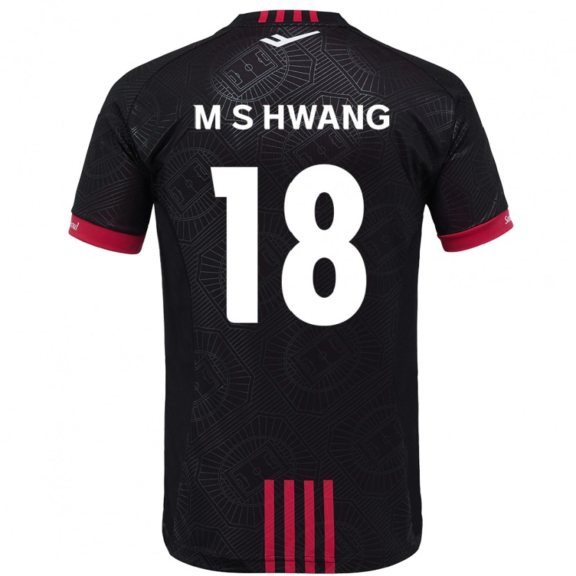 Danxen Børn Seong-Min Hwang #18 Hvid Sort Hjemmebane Spillertrøjer 2025/26 Trøje T-Shirt