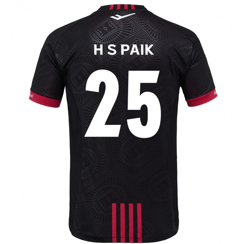 Danxen Børn Sang-Hoon Paik #25 Hvid Sort Hjemmebane Spillertrøjer 2025/26 Trøje T-Shirt