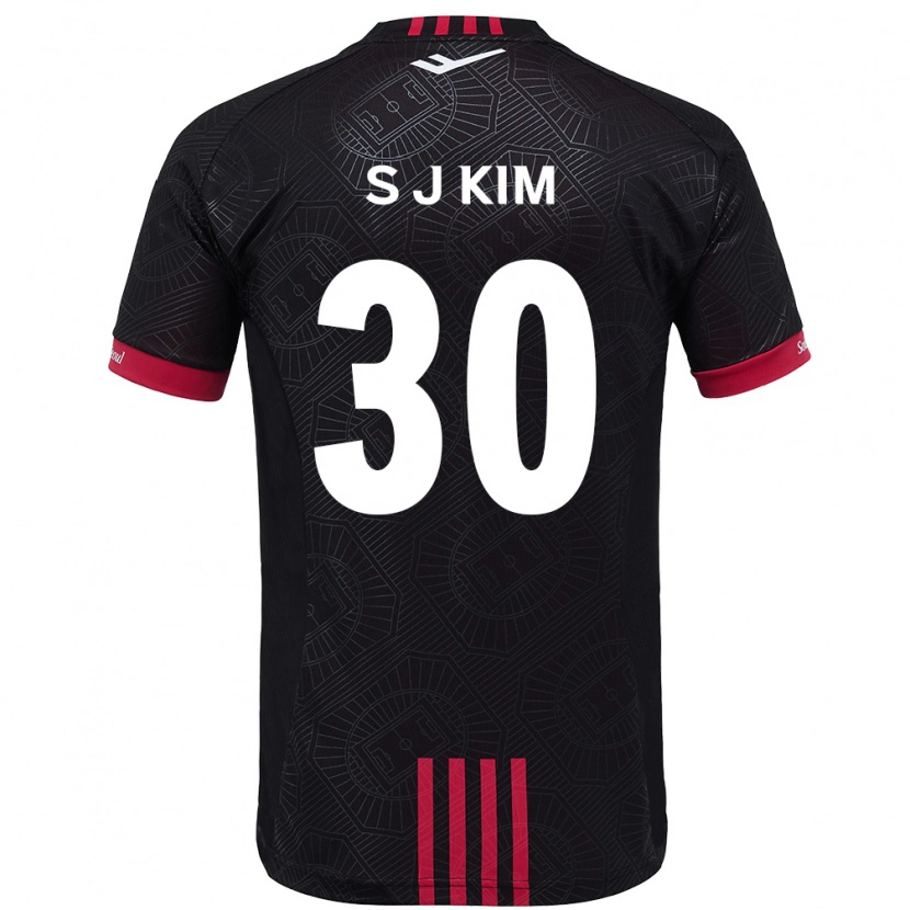 Danxen Børn Ju-Sung Kim #30 Hvid Sort Hjemmebane Spillertrøjer 2025/26 Trøje T-Shirt