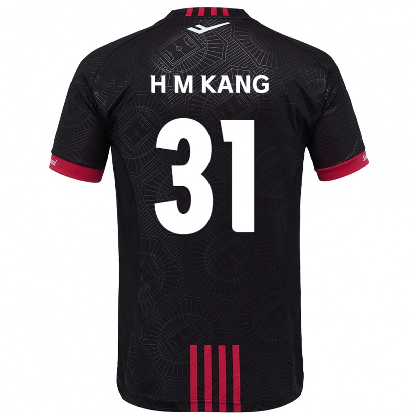 Danxen Børn Hyeon-Mu Kang #31 Hvid Sort Hjemmebane Spillertrøjer 2025/26 Trøje T-Shirt