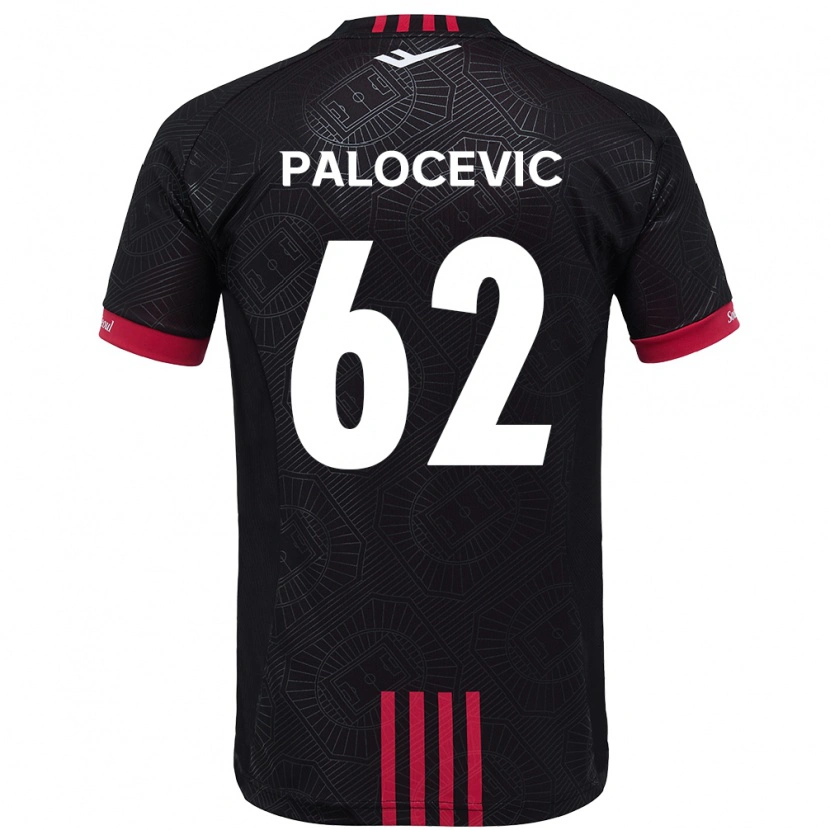Danxen Børn Aleksandar Palocevic #62 Hvid Sort Hjemmebane Spillertrøjer 2025/26 Trøje T-Shirt