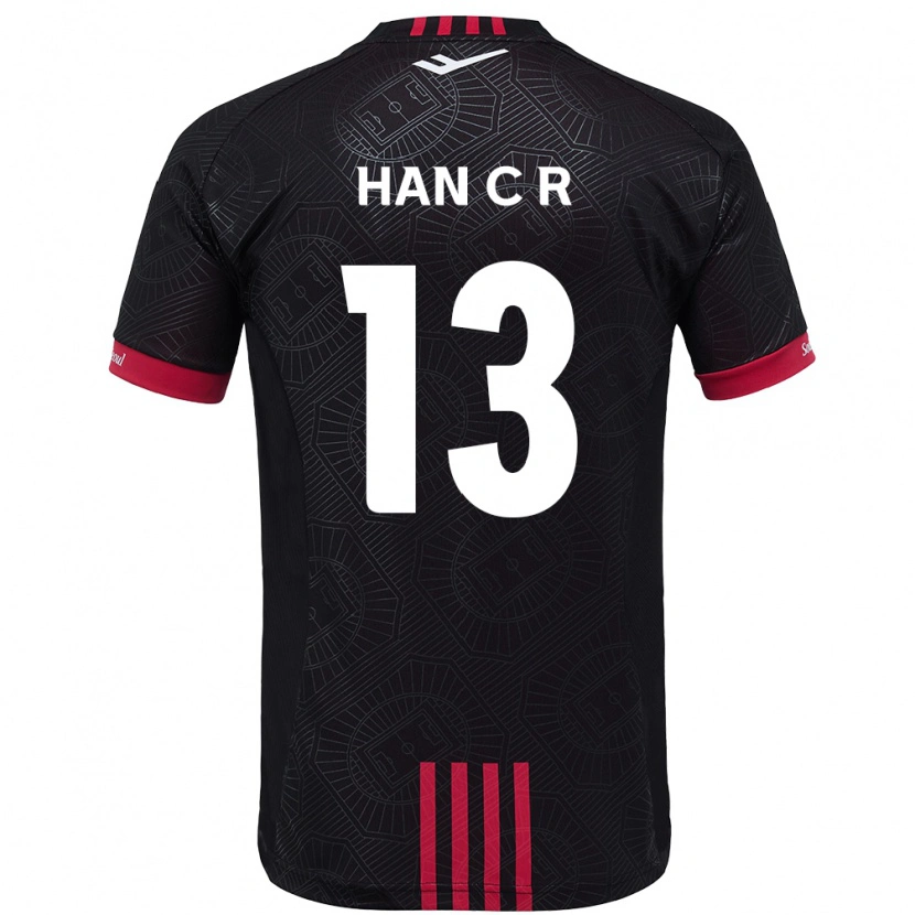 Danxen Børn Han Chae-Rin #13 Hvid Sort Hjemmebane Spillertrøjer 2025/26 Trøje T-Shirt