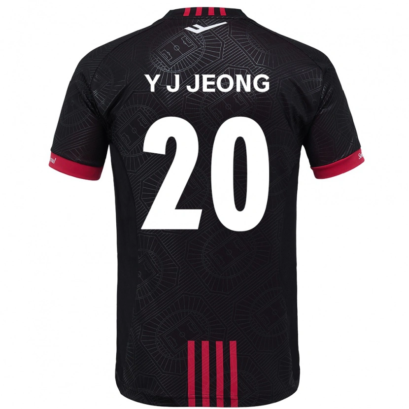 Danxen Børn Jeong Yu-Jin #20 Hvid Sort Hjemmebane Spillertrøjer 2025/26 Trøje T-Shirt