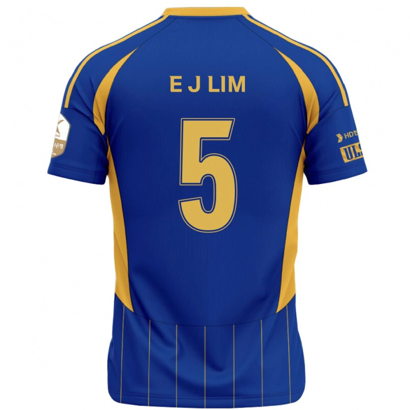 Danxen Børn Jong-Eun Lim #5 Hvid Himmelblå Hjemmebane Spillertrøjer 2025/26 Trøje T-Shirt