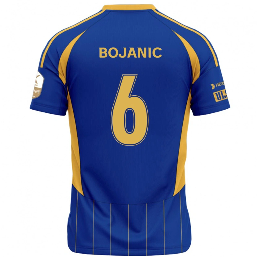 Danxen Børn Darijan Bojanic #6 Hvid Himmelblå Hjemmebane Spillertrøjer 2025/26 Trøje T-Shirt