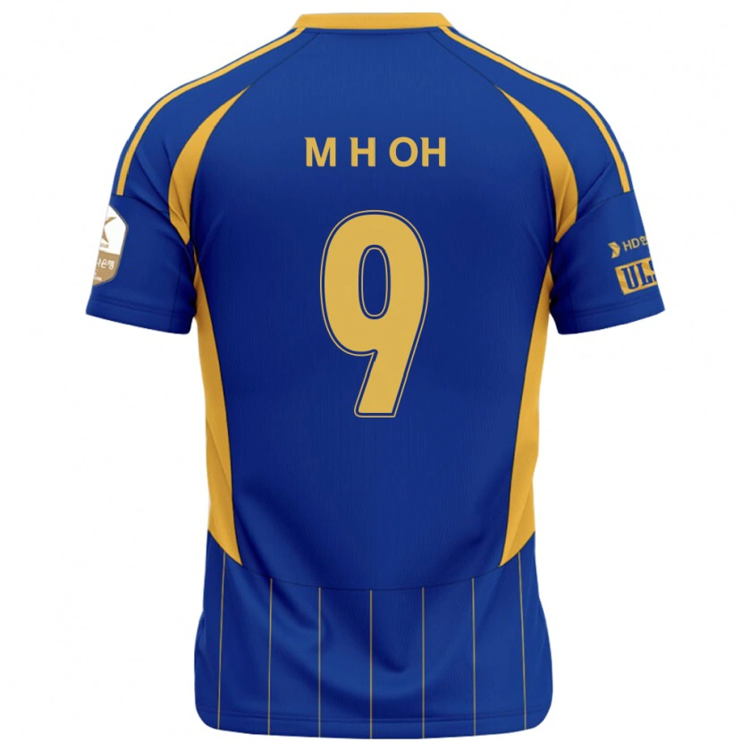 Danxen Børn Hyun-Min Oh #9 Hvid Himmelblå Hjemmebane Spillertrøjer 2025/26 Trøje T-Shirt