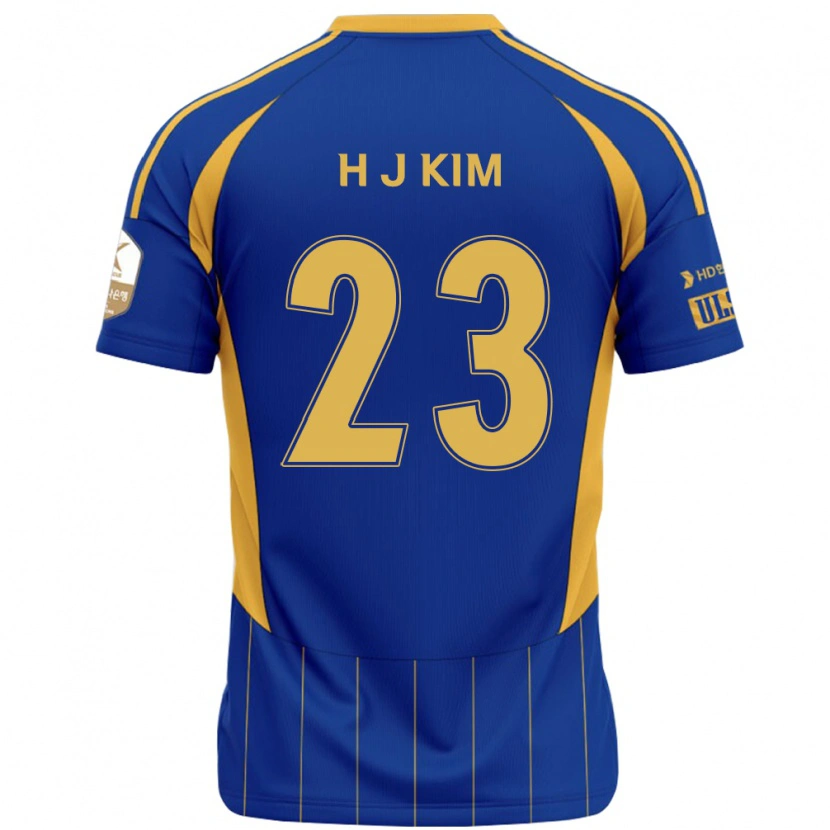 Danxen Børn Ju-Hwan Kim #23 Hvid Himmelblå Hjemmebane Spillertrøjer 2025/26 Trøje T-Shirt
