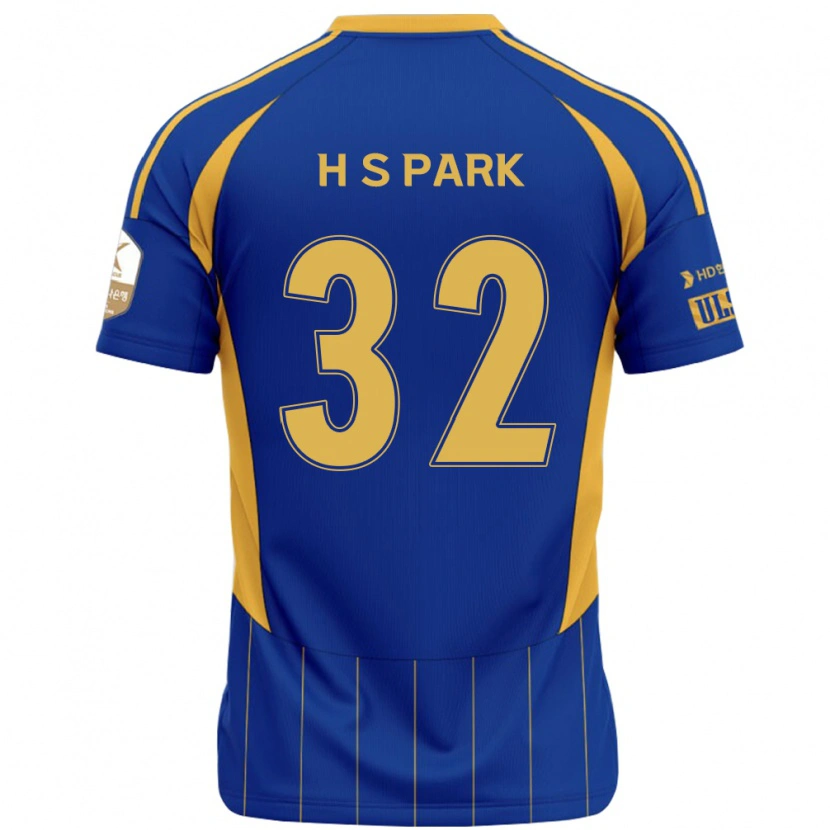 Danxen Børn Sung-Hyun Park #32 Hvid Himmelblå Hjemmebane Spillertrøjer 2025/26 Trøje T-Shirt