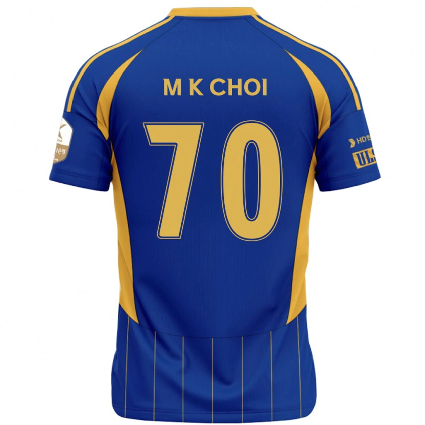 Danxen Børn Kang-Min Choi #70 Hvid Himmelblå Hjemmebane Spillertrøjer 2025/26 Trøje T-Shirt