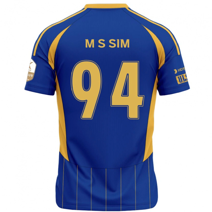 Danxen Børn Sang-Min Sim #94 Hvid Himmelblå Hjemmebane Spillertrøjer 2025/26 Trøje T-Shirt