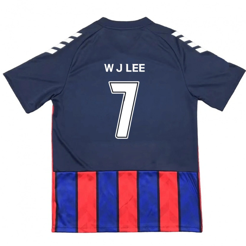 Danxen Børn Jae-Won Lee #7 Off-White Rød Hjemmebane Spillertrøjer 2025/26 Trøje T-Shirt