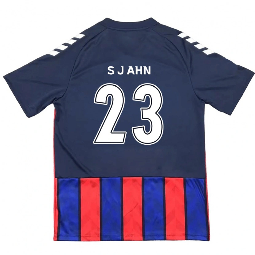Danxen Børn Jun-Su Ahn #23 Off-White Rød Hjemmebane Spillertrøjer 2025/26 Trøje T-Shirt