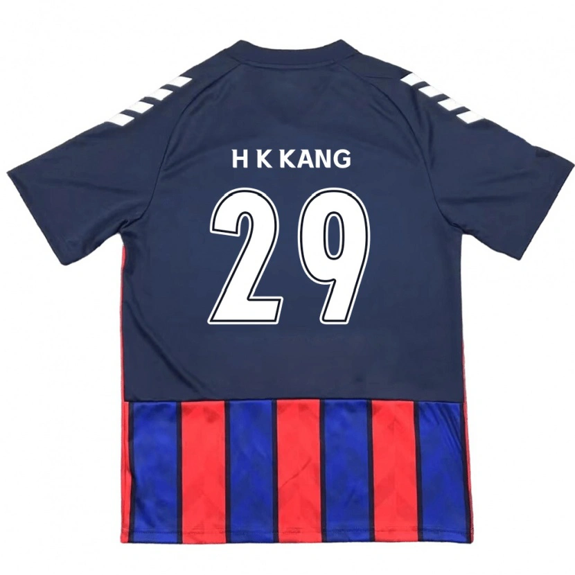 Danxen Børn Kyo-Hun Kang #29 Off-White Rød Hjemmebane Spillertrøjer 2025/26 Trøje T-Shirt