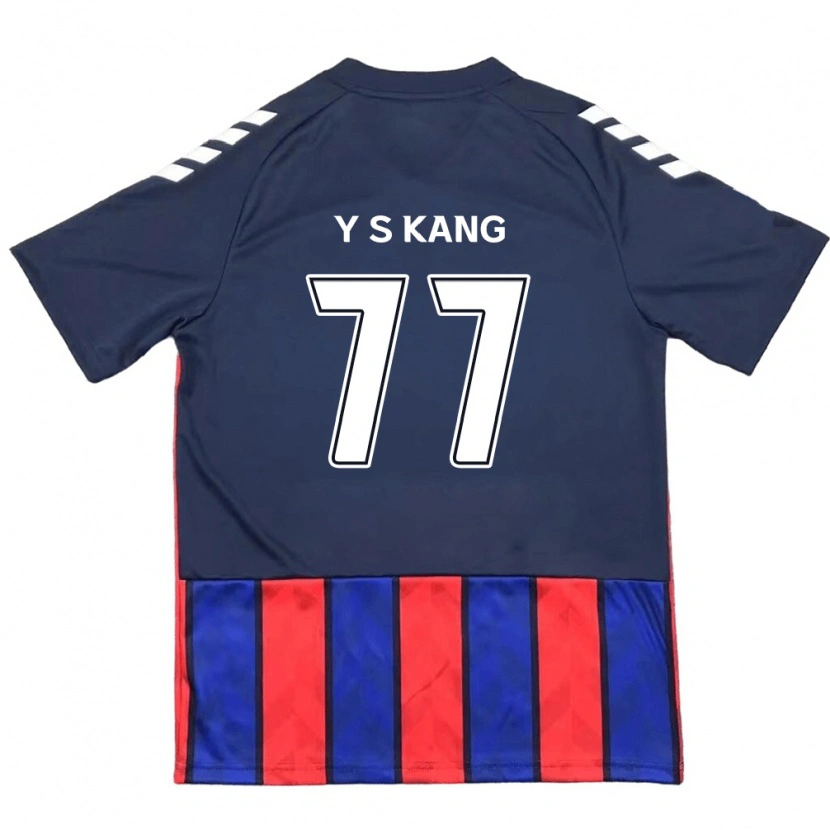 Danxen Børn Sang-Yun Kang #77 Off-White Rød Hjemmebane Spillertrøjer 2025/26 Trøje T-Shirt