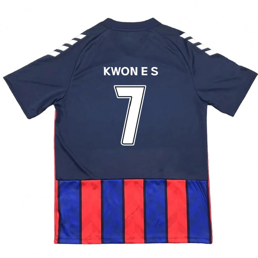 Danxen Børn Kwon Eun-Som #7 Off-White Rød Hjemmebane Spillertrøjer 2025/26 Trøje T-Shirt