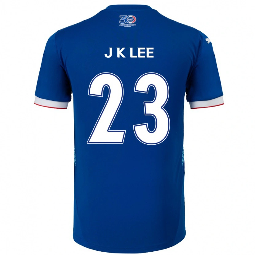 Danxen Børn Ki-Je Lee #23 Hvid Royal Blå Hjemmebane Spillertrøjer 2025/26 Trøje T-Shirt