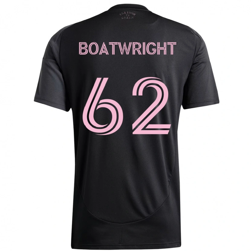 Danxen Børn Israel Boatwright #62 Pink Sort Udebane Spillertrøjer 2025/26 Trøje T-Shirt