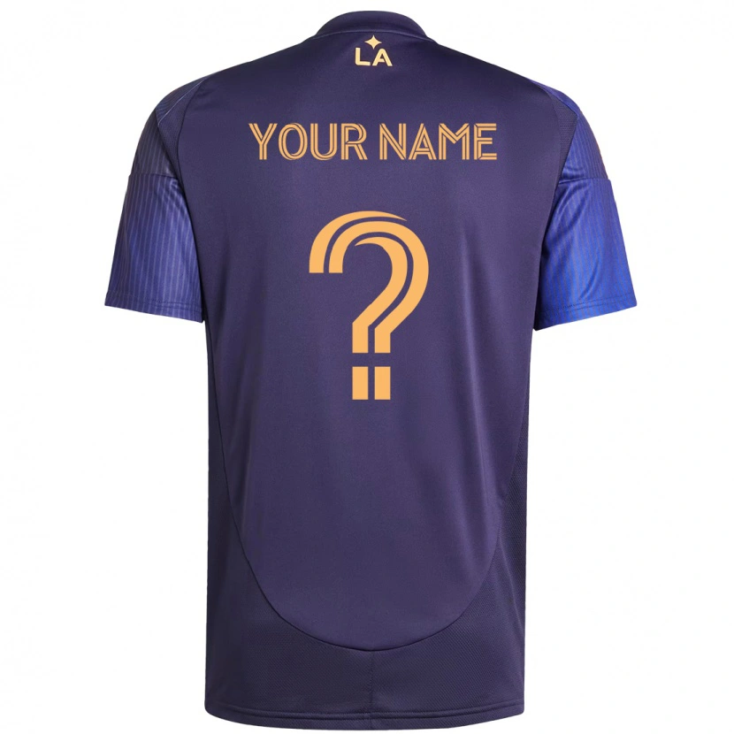 Danxen Børn Dit Navn #0 Hvid Gul Udebane Spillertrøjer 2025/26 Trøje T-Shirt
