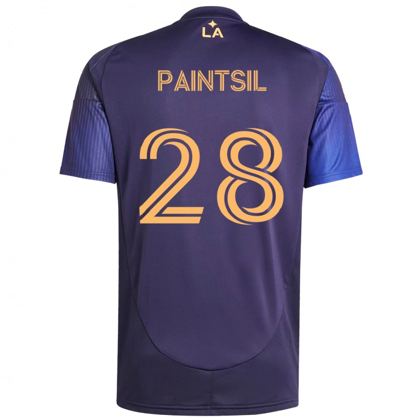 Danxen Børn Joseph Paintsil #28 Hvid Gul Udebane Spillertrøjer 2025/26 Trøje T-Shirt