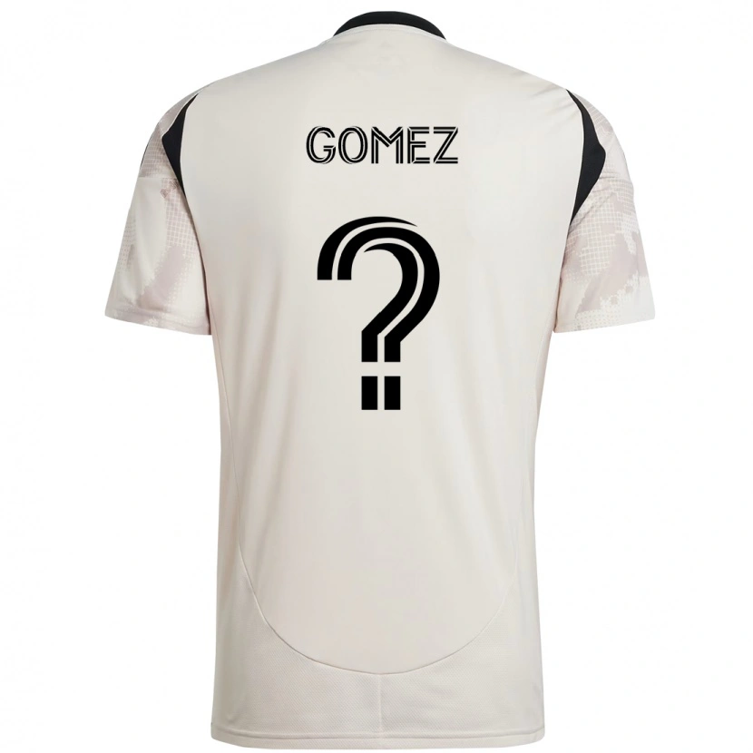 Danxen Børn Alex Gomez #0 Rød Sort Udebane Spillertrøjer 2025/26 Trøje T-Shirt