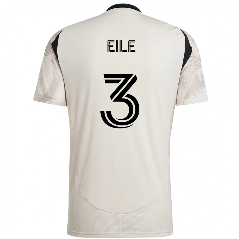 Danxen Børn Noah Eile #3 Rød Sort Udebane Spillertrøjer 2025/26 Trøje T-Shirt