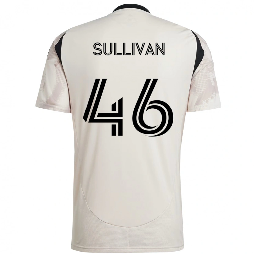 Danxen Børn Dylan Sullivan #46 Rød Sort Udebane Spillertrøjer 2025/26 Trøje T-Shirt