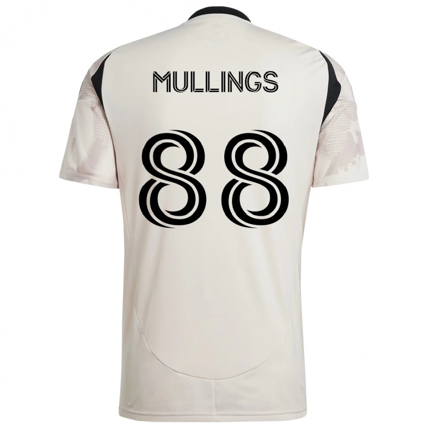Danxen Børn O'vonte Mullings #88 Rød Sort Udebane Spillertrøjer 2025/26 Trøje T-Shirt
