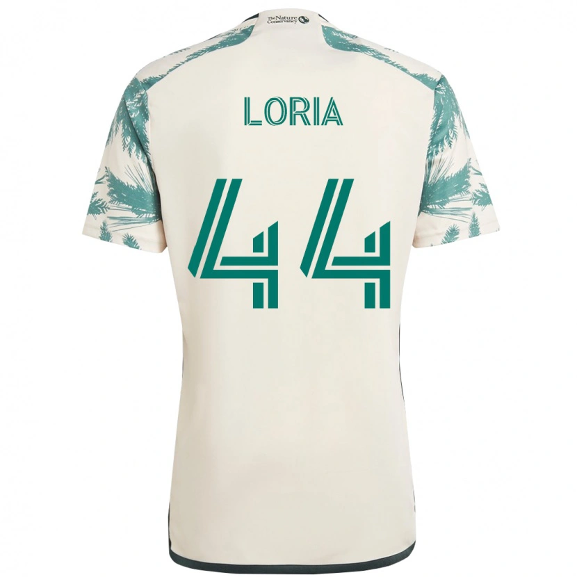 Danxen Børn Marvin Loría #44 Sort Brun Udebane Spillertrøjer 2025/26 Trøje T-Shirt