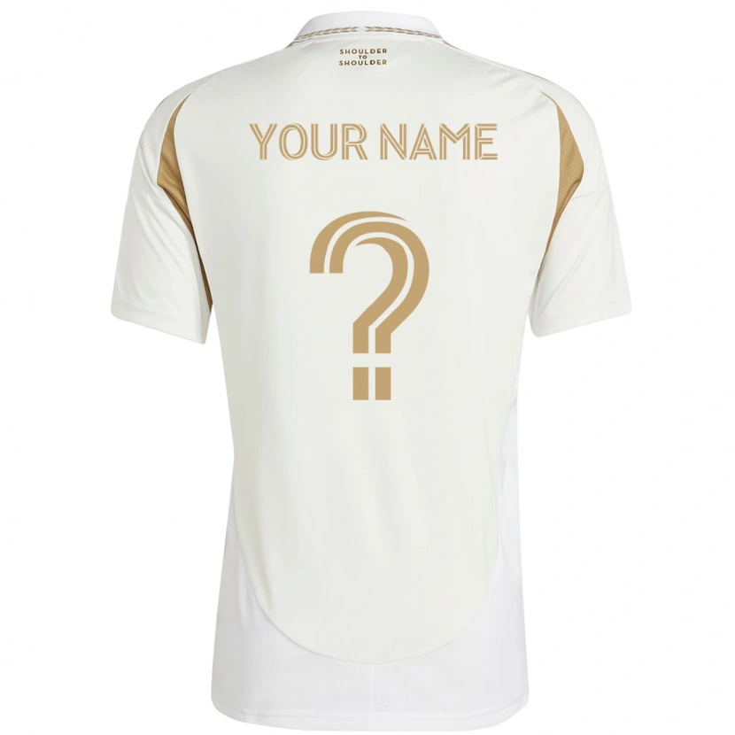 Danxen Børn Dit Navn #0 Sort Brun Udebane Spillertrøjer 2025/26 Trøje T-Shirt