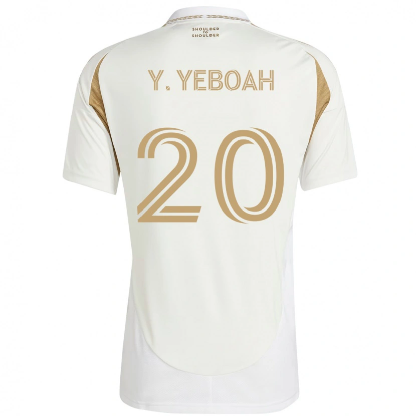 Danxen Børn Yaw Yeboah #20 Sort Brun Udebane Spillertrøjer 2025/26 Trøje T-Shirt