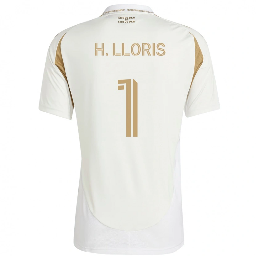 Danxen Børn Hugo Lloris #1 Sort Brun Udebane Spillertrøjer 2025/26 Trøje T-Shirt