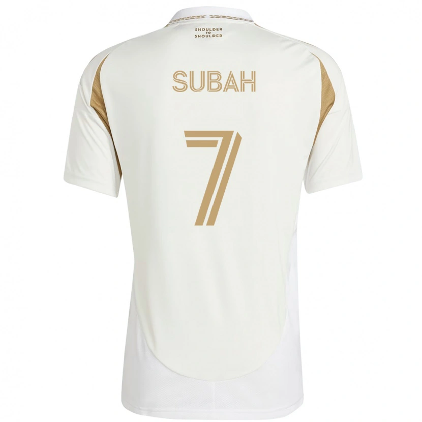 Danxen Børn Yekeson Subah #7 Sort Brun Udebane Spillertrøjer 2025/26 Trøje T-Shirt