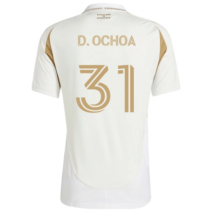 Danxen Børn David Ochoa #31 Sort Brun Udebane Spillertrøjer 2025/26 Trøje T-Shirt