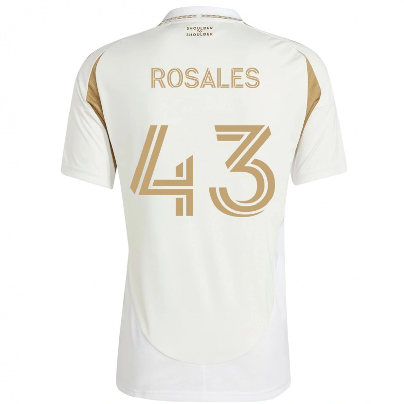 Danxen Børn Diego Rosales #43 Sort Brun Udebane Spillertrøjer 2025/26 Trøje T-Shirt