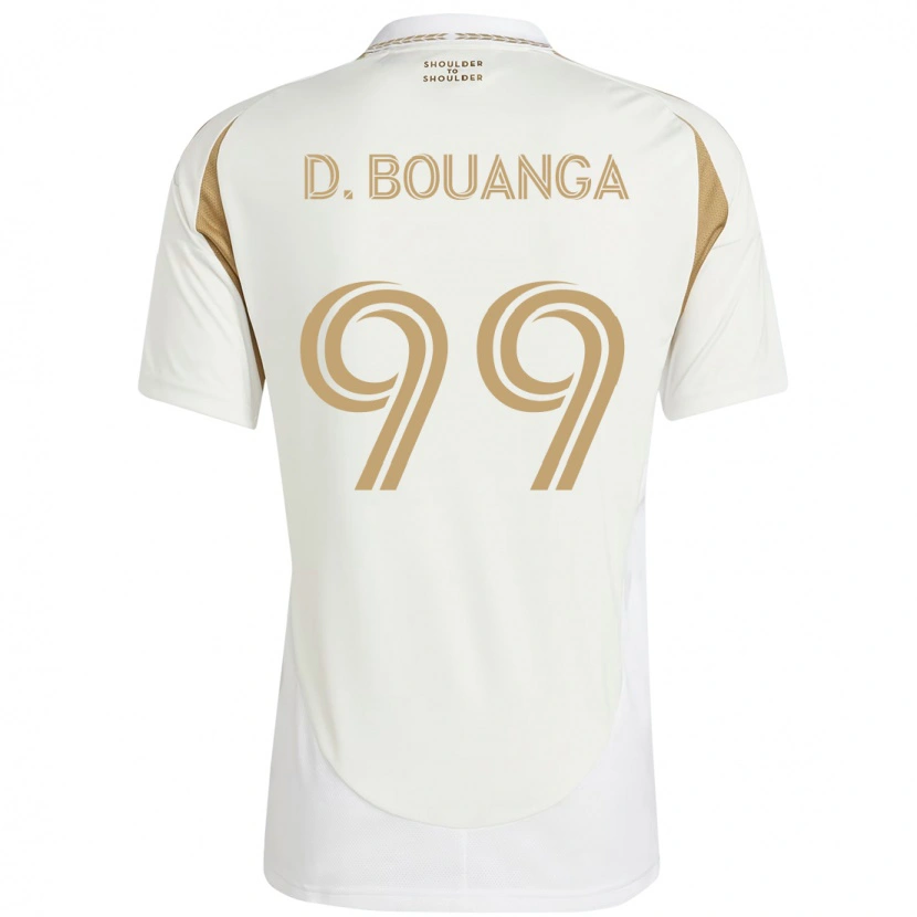 Danxen Børn Denis Bouanga #99 Sort Brun Udebane Spillertrøjer 2025/26 Trøje T-Shirt