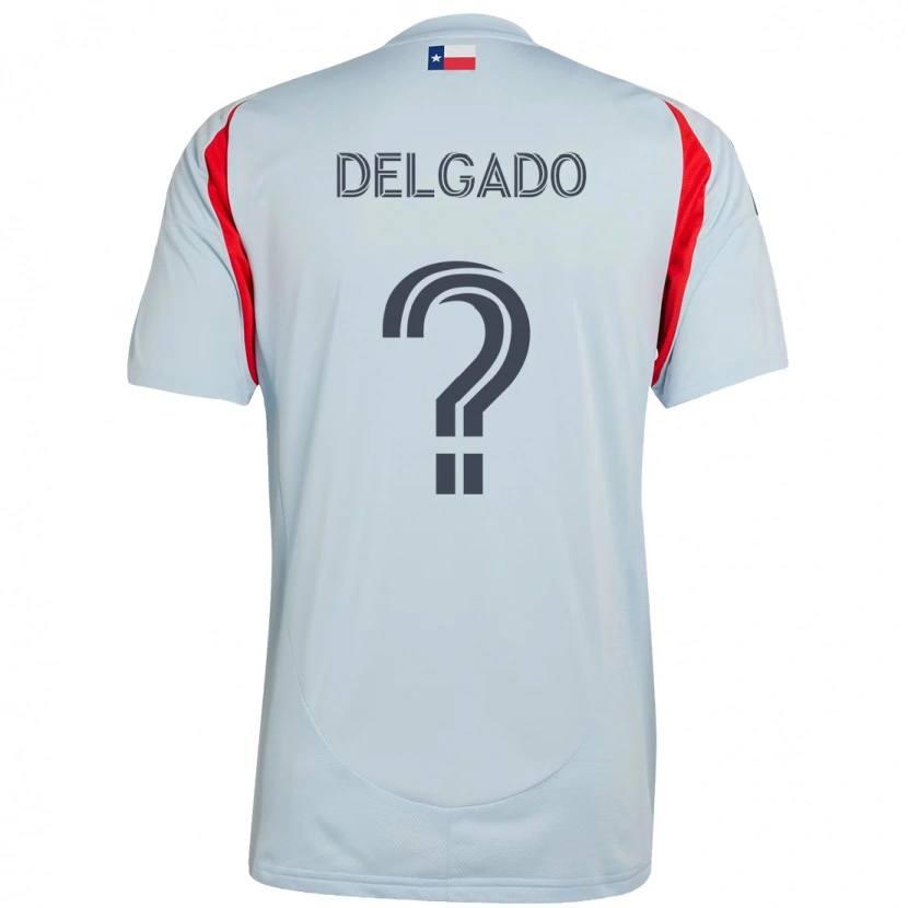Danxen Børn Patrickson Delgado #0 Rød Marineblå Udebane Spillertrøjer 2025/26 Trøje T-Shirt
