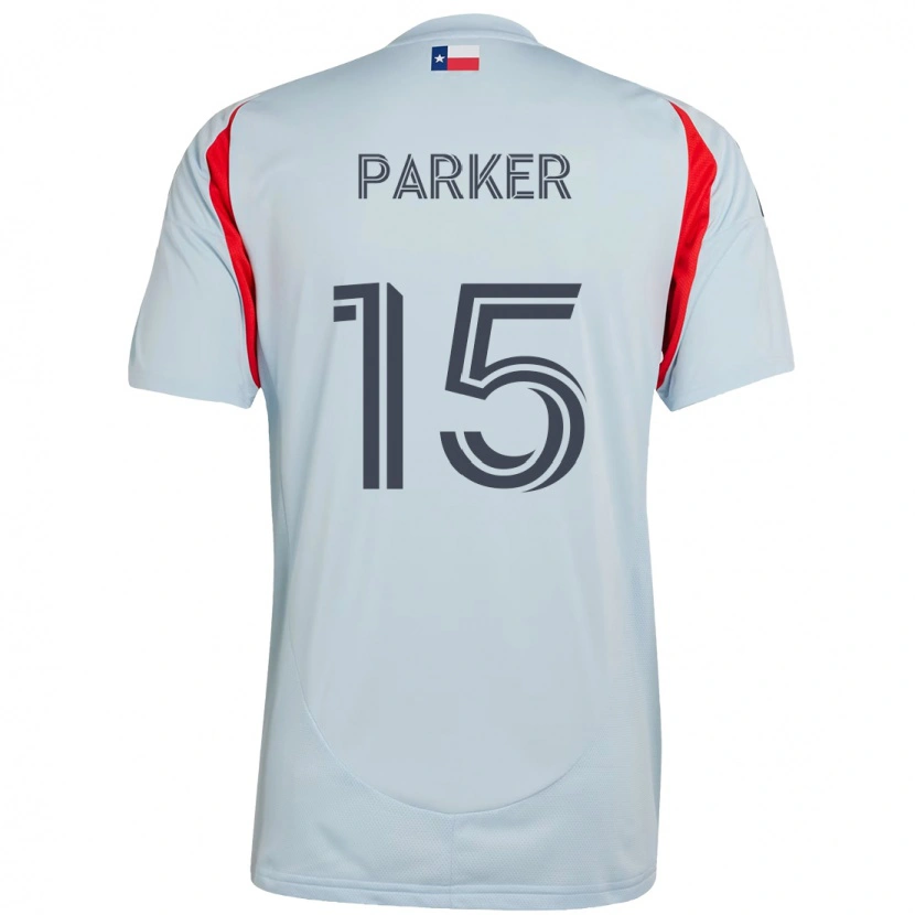Danxen Børn Isaiah Parker #15 Rød Marineblå Udebane Spillertrøjer 2025/26 Trøje T-Shirt
