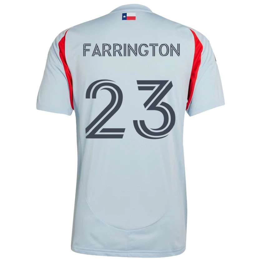 Danxen Børn Logan Farrington #23 Rød Marineblå Udebane Spillertrøjer 2025/26 Trøje T-Shirt