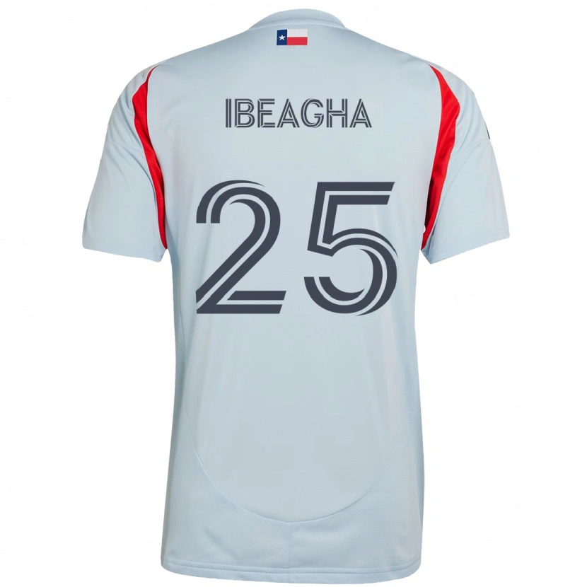 Danxen Børn Sebastien Ibeagha #25 Rød Marineblå Udebane Spillertrøjer 2025/26 Trøje T-Shirt
