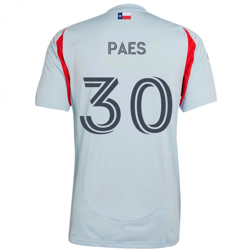 Danxen Børn Maarten Paes #30 Rød Marineblå Udebane Spillertrøjer 2025/26 Trøje T-Shirt
