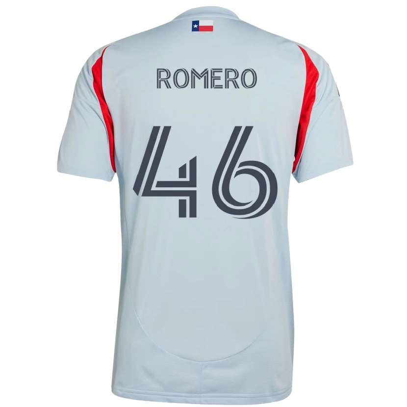 Danxen Børn Isaac Romero #46 Rød Marineblå Udebane Spillertrøjer 2025/26 Trøje T-Shirt