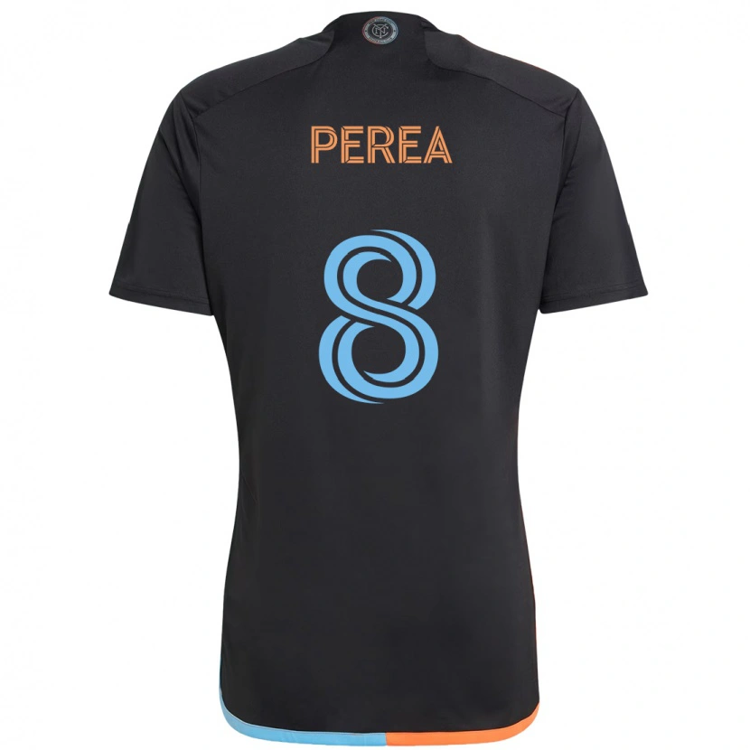 Danxen Børn Andrés Perea #8 Lyseblå Udebane Spillertrøjer 2025/26 Trøje T-Shirt