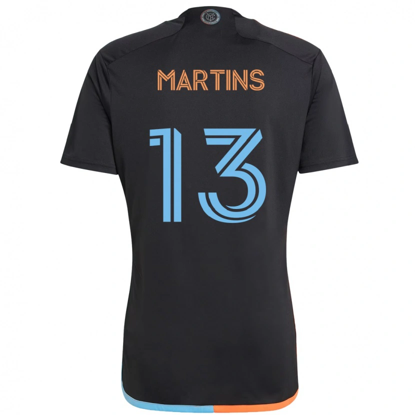 Danxen Børn Thiago Martins #13 Lyseblå Udebane Spillertrøjer 2025/26 Trøje T-Shirt