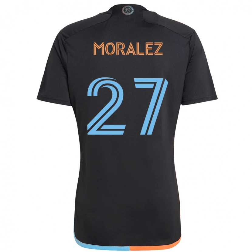 Danxen Børn Maxi Moralez #27 Lyseblå Udebane Spillertrøjer 2025/26 Trøje T-Shirt