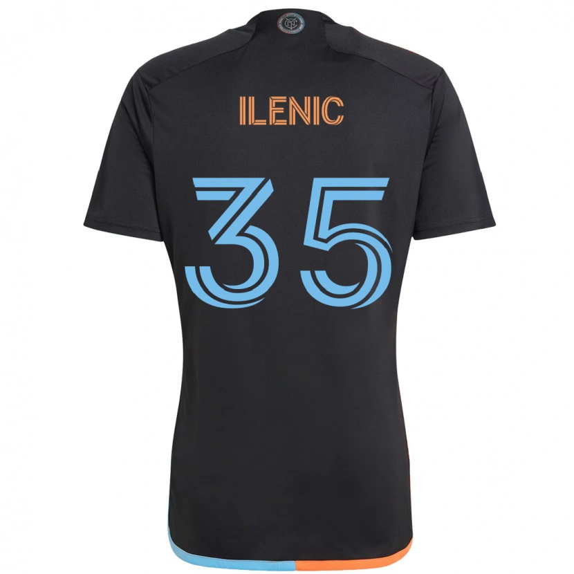 Danxen Børn Mitja Ilenič #35 Lyseblå Udebane Spillertrøjer 2025/26 Trøje T-Shirt