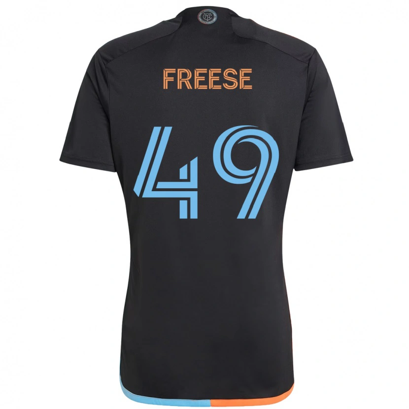 Danxen Børn Matt Freese #49 Lyseblå Udebane Spillertrøjer 2025/26 Trøje T-Shirt