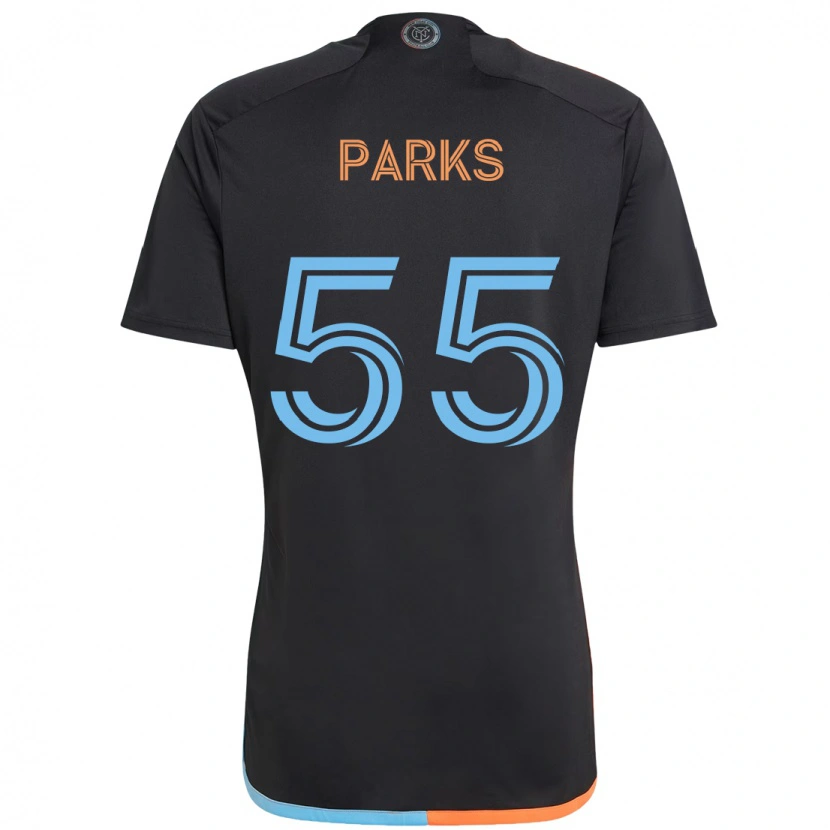 Danxen Børn Keaton Parks #55 Lyseblå Udebane Spillertrøjer 2025/26 Trøje T-Shirt