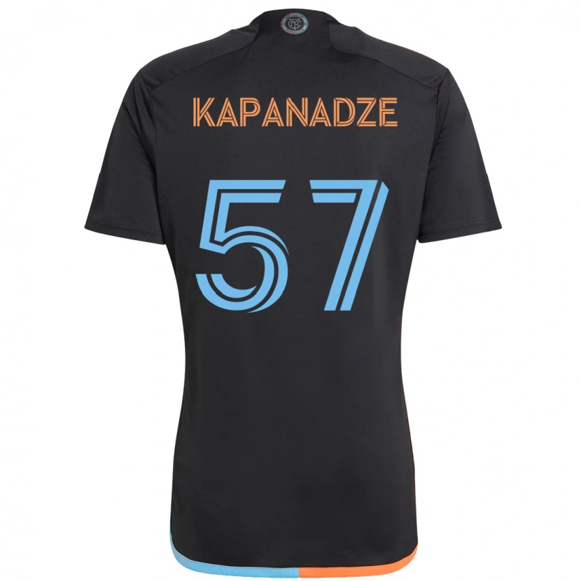 Danxen Børn Nicholas Kapanadze #57 Lyseblå Udebane Spillertrøjer 2025/26 Trøje T-Shirt