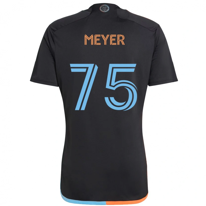 Danxen Børn Will Meyer #75 Lyseblå Udebane Spillertrøjer 2025/26 Trøje T-Shirt